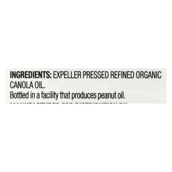 Spectrum Naturals Organic Refined Canola Oil - Case of 6 - 32 Fl oz.