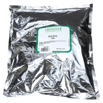 Frontier Herb Tea Black Early Grey - Single Bulk Item - 1LB