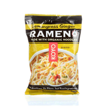 Koyo Lemongrass Ginger Ramen - Case of 12 - 2.1 OZ Koyo Lemongrass Ginger Ramen - Case of 12 - 2.1 OZ