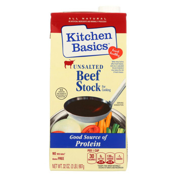 Kitchen Basics Stock - Beef Unsalted - 32 fl oz