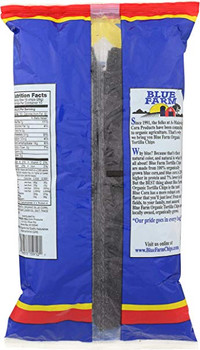 Blue Farm - Organic Blue Corn Tortilla Chips - Case of 12 - 10 oz