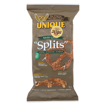 Unique Pretzels - Splits - Multi Grain - Case of 12 - 11 oz.