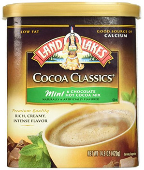 Land O Lakes Cocoa Classics - Mint and Chocolate - Case of 6 - 14.8 oz.