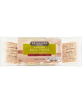Sesmark Foods Rice Thins - Brown Rice - Case of 72 - 4.25 oz