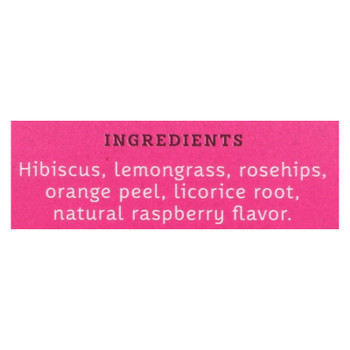 Stash Tea Hibiscus Herbal?Tea - Wild Raspberry - Case of 6 - 20 Bags