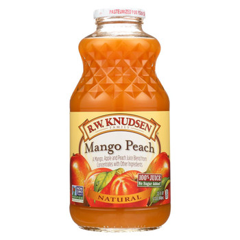 R.W. Knudsen - Family Juice - Mango Peach - Case of 12 - 32 oz.