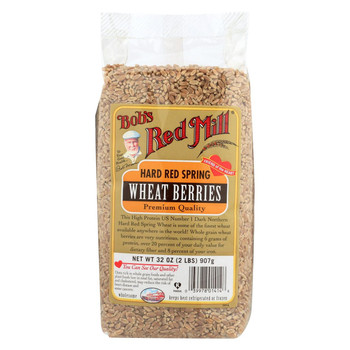 Bob's Red Mill - Hard Red Spring Wheat Berries - 32 oz - Case of 4