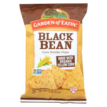Garden of Eatin' Black Bean Tortilla Chips - Black Bean - Case of 12 - 7.5 oz.