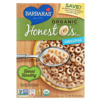 Barbara's Bakery - Honest O's Cereal - Original - Case of 6 - 8 oz.