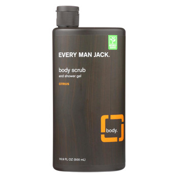 Every Man Jack Citrus Body Scrub - 16.9 fl oz