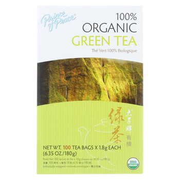 Prince of Peace Organic Green Tea - 100 Tea Bags