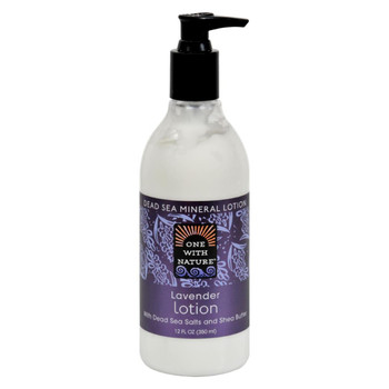 One With Nature Dead Sea Mineral Restorative Hand and Body Lotion Lavender - 12 fl oz