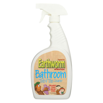 Earthworm Bathroom Tub and Tile Cleaner - Case of 6 - 22 FL oz. Earthworm Bathroom Tub and Tile Cleaner - Case of 6 - 22 FL oz.