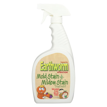 Earthworm Mold Stain and Mildew Stain Treatment - Case of 6 - 22 FL oz. Earthworm Mold Stain and Mildew Stain Treatment - Case of 6 - 22 FL oz.