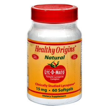 Healthy Origins Lyc-O-Mato - 15 mg - 60 Softgels