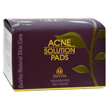 Devita Natural Skin Care Acne Solution Pads - 30 count - 2 oz Devita Natural Skin Care Acne Solution Pads - 30 count - 2 oz