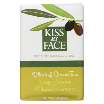 Kiss My Face Bar Soap Olive and Green Tea - 8 oz Kiss My Face Bar Soap Olive and Green Tea - 8 oz
