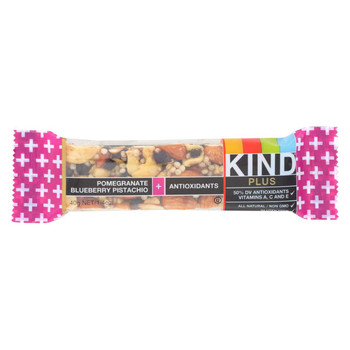 Kind Bar - Pomegranate Blueberry Pistachio Plus Anti-Oxidants - Case of 12 - 1.4 oz Kind Bar - Pomegranate Blueberry Pistachio Plus Anti-Oxidants - Case of 12 - 1.4 oz