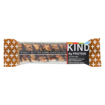 Kind Bar - Peanut Butter Dark Chocolate Plus Protein - Case of 12 - 1.4 oz Kind Bar - Peanut Butter Dark Chocolate Plus Protein - Case of 12 - 1.4 oz