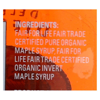 Shady Maple Farms Organic Thick N Rich Maple Syrup - Case of 12 - 8 Fl oz.