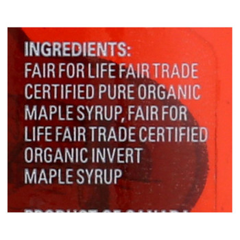 Shady Maple Farms Organic Thick N Rich Maple Syrup - Case of 12 - 12 Fl oz.
