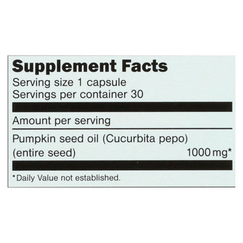 Sanhelios Curbita Bladder Caps European Pumpkinseed Oil - 1000 mg - 30 Softgels