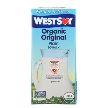 Westsoy Soy Milk - Original - Case of 12 - 32 Fl oz. Westsoy Soy Milk - Original - Case of 12 - 32 Fl oz.