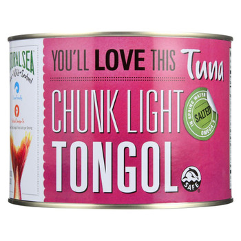 Natural Sea Wild Tongol Tuna, Salted, Chunk Light - Case of 6 - 66.5 OZ Natural Sea Wild Tongol Tuna, Salted, Chunk Light - Case of 6 - 66.5 OZ