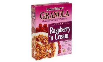 Breadshop Granolas Granola - Raspberry and Cream - Case of 25 - 1 lb.