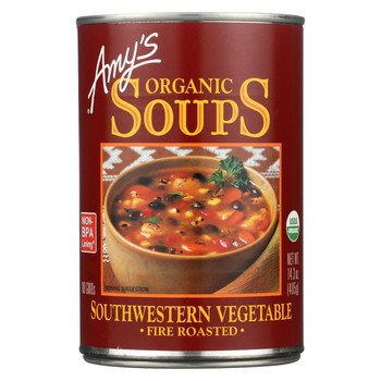 Amy's - Organic Fire Roasted Southwestern Vegetable Soup - Case of 12 - 14.3 oz