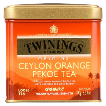 Twinings Tea Loose - Orange - Pekoe - Case of 6 - 3.53 oz