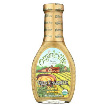 Organic Ville Organic Vinaigrette - Vinaigrette - Case of 6 - 8 Fl oz. Organic Ville Organic Vinaigrette - Vinaigrette - Case of 6 - 8 Fl oz.