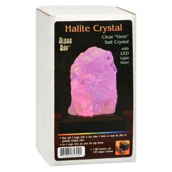 Himalayan Salt Lamp - Halite with LED Base - 1 ct