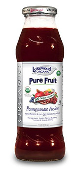 Lakewood Pure Fruit Pomegranate Juice - Pomegranate - Case of 12 - 12.5 Fl oz.