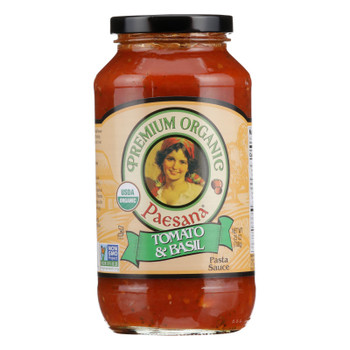 Paesana - Sauce Og2 Tomato & Basil - CS of 6-25 OZ