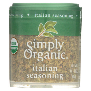 Simply Organic Italian Seasoning - Organic - .14 oz - Case of 6
