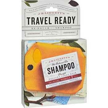 J.R. Liggett's EZ-Pouch Ultra Balanced Bar Shampoo with EZ Carry Case - 1 Bar