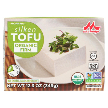 Mori-Nu Silken Tofu - Firm - Case of 12 - 12.3 oz.