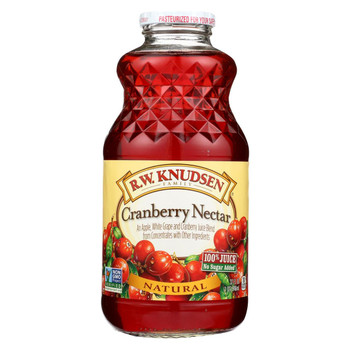 R.W. Knudsen - Juice Blends - Cranberry Nectar - Case of 12 - 32 Fl oz.