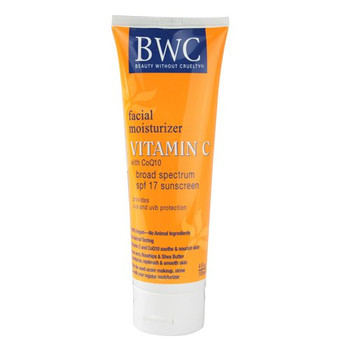 Beauty Without Cruelty Facial Moisturizer SPF 12 Sunscreen Vitamin C with CoQ10 - 4 fl oz