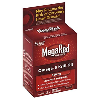Schiff MegaRed Omega-3 Krill Oil - 300 mg - 60 Softgels Schiff MegaRed Omega-3 Krill Oil - 300 mg - 60 Softgels