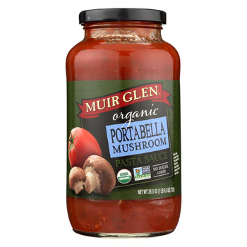 Muir Glen Portabello Mushroom Pasta Sauce - Tomato - Case of 12 - 25.5 Fl oz.