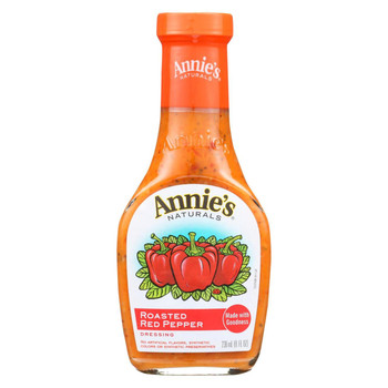 Annie's Naturals Vinaigrette Roasted Red Pepper - Case of 6 - 8 fl oz.