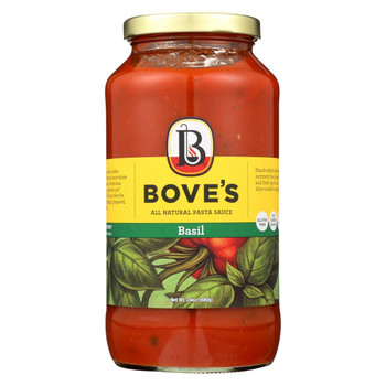 Bove's Of Vermont - Pasta Sauce Basil - CS of 6-24 FZ