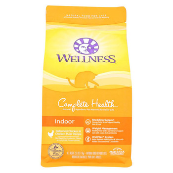 Wellness Pet Products Cat Food - Deboned Chicken and Chicken Meal Recipe - Case of 6 - 40 oz.