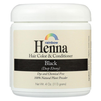 Rainbow Research Henna Hair Color and Conditioner Persian Black Deep Ebony - 4 oz