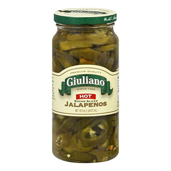 Giulianos' Specialty Foods - Jalapeno Nacho Sliced - CS of 6-16 OZ