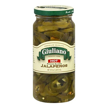 Giulianos' Specialty Foods - Jalapeno Nacho Sliced - CS of 6-16 OZ