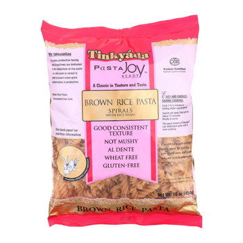 Tinkyada Brown Rice Spirals - Case of 12 - 16 oz