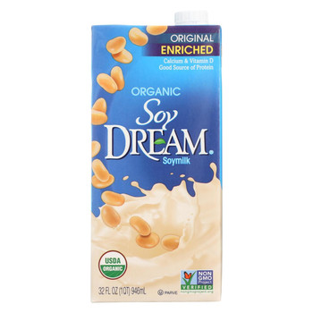 Soy Dream Soymilk - Enriched Original - Case of 12 - 32 Fl oz. Soy Dream Soymilk - Enriched Original - Case of 12 - 32 Fl oz.